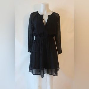 Tory Burch Black smocked dress